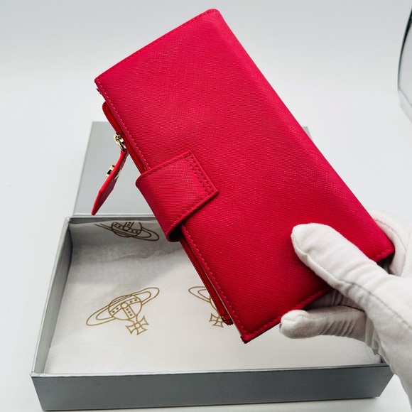 Vivienne Westwood Long Red Women's Wallet - Picture 5 of 8